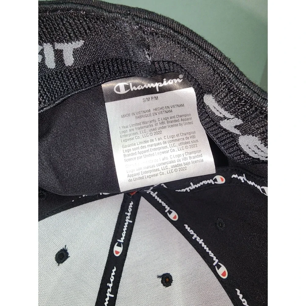 Champion Kids‎ Black Hat Youth Flexfit S/M EUC